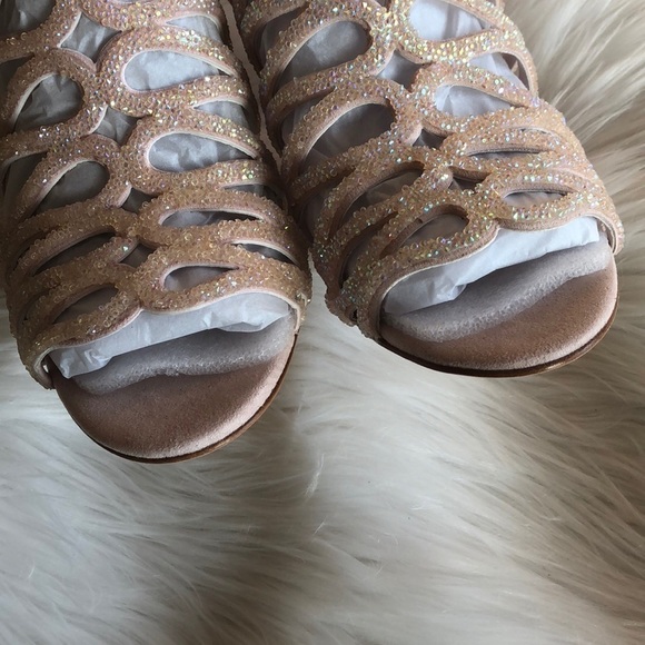 Imagine Vince Camuto Plash Pale Pink Caged Sandal 8.5 - Picture 4 of 8